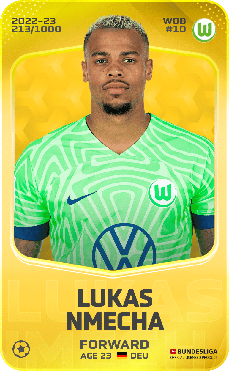 Lukas Nmecha 2022-23 • Limited 213/1000