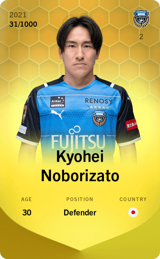 Kyohei Noborizato 2021-22 • Limited 31/1000