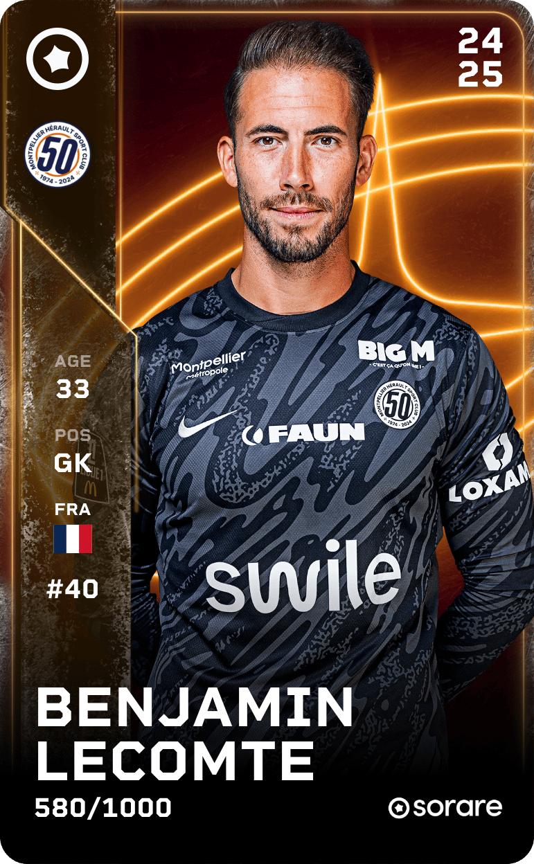 Benjamin Lecomte 2024-25 • Limited 580/1000