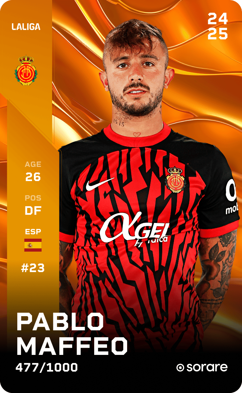 Pablo Maffeo 2024-25 • Limited 477/1000