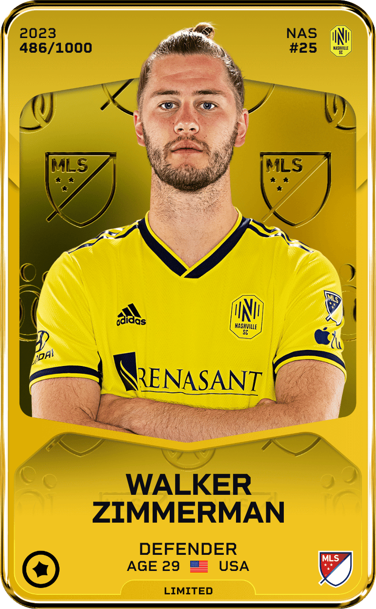 Walker Zimmerman 2023-24 • Limited 486/1000