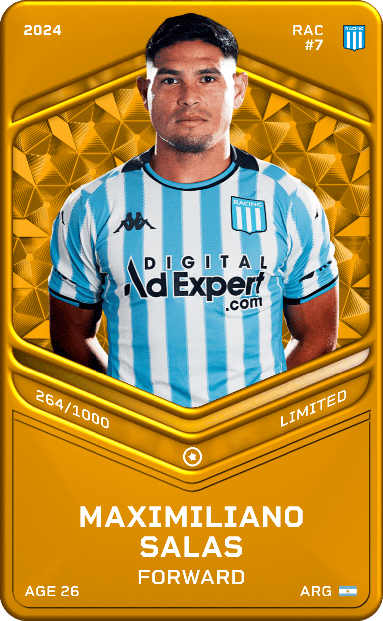 Maximiliano Salas 2024-25 • Limited 264/1000