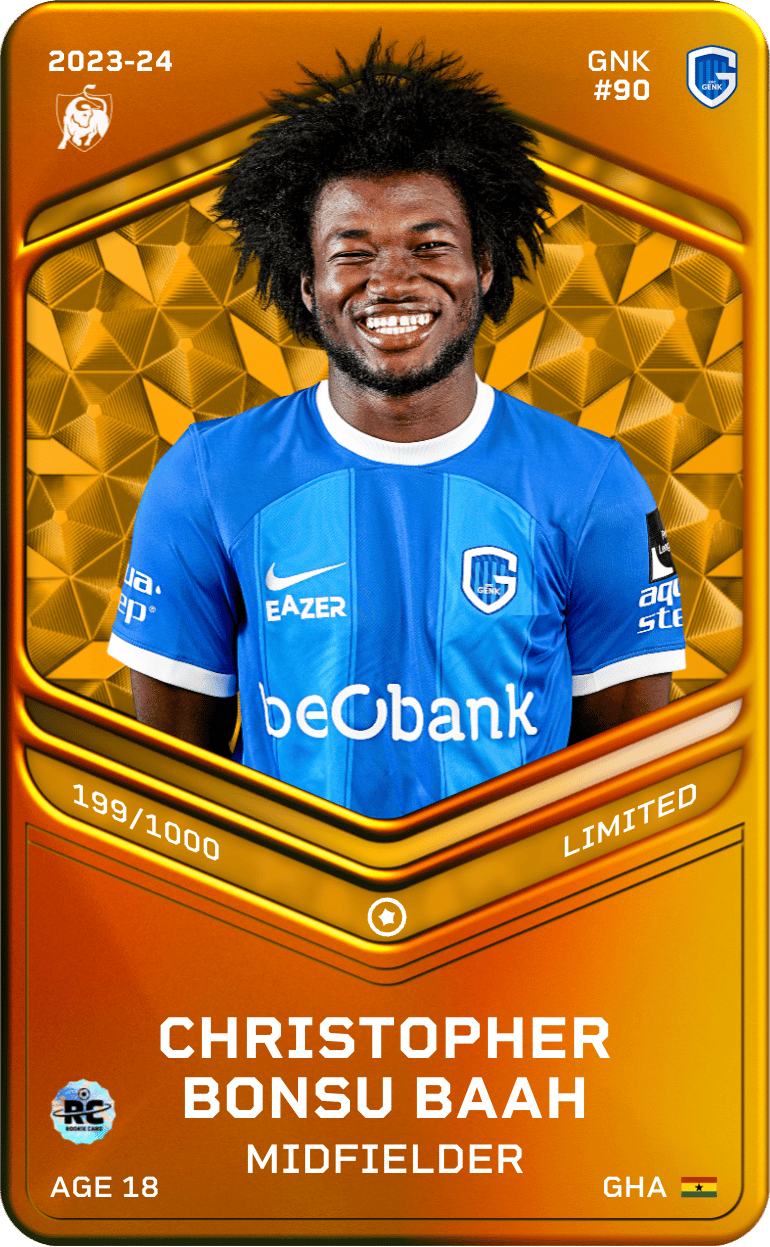 Christopher Bonsu Baah 2023-24 • Limited 199/1000
