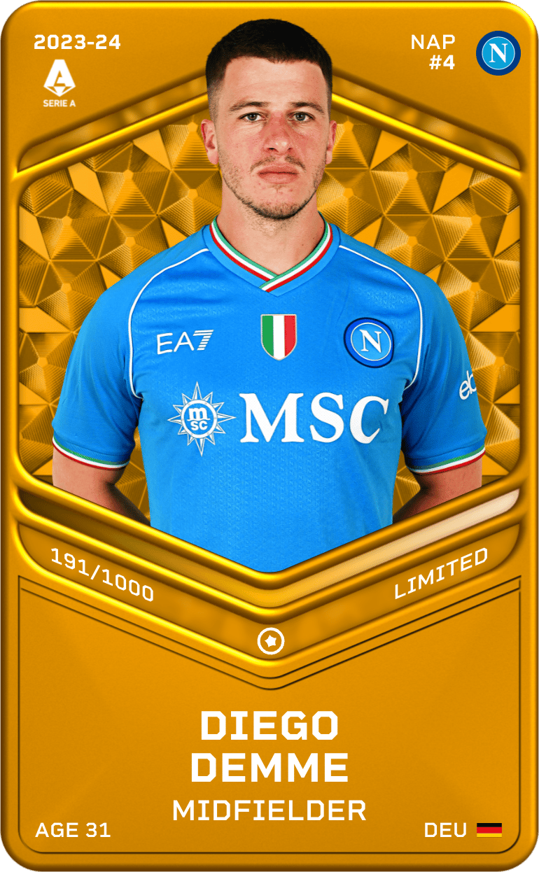 Diego Demme 2023-24 • Limited 191/1000