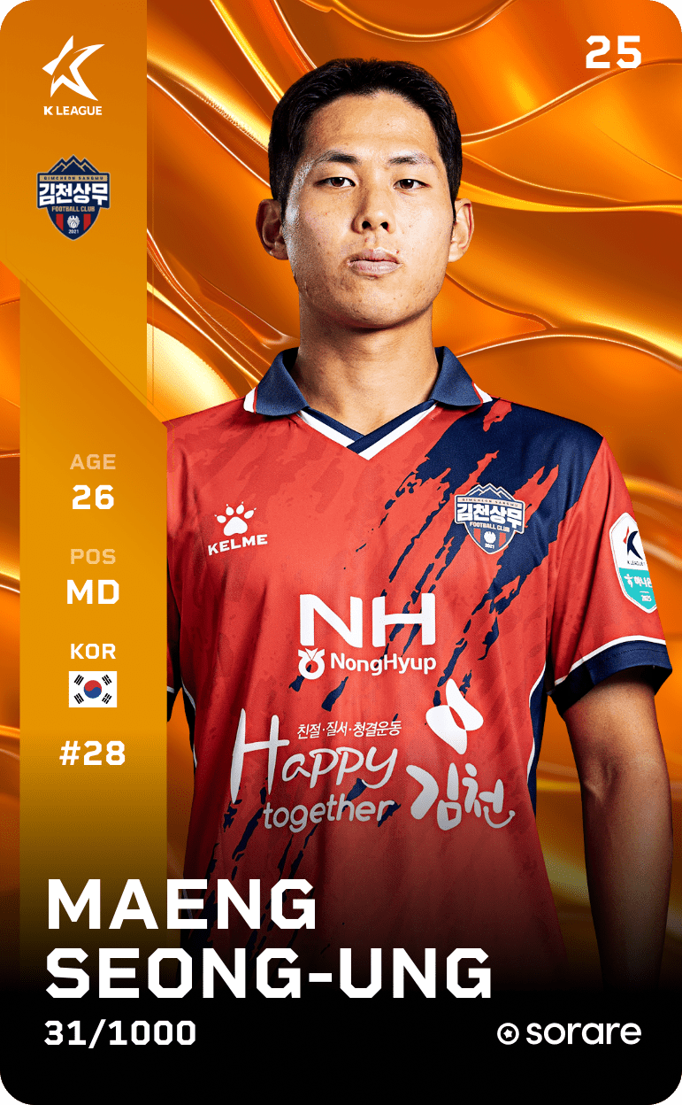 Maeng Seong-Ung 2025-26 • Limited 31/1000