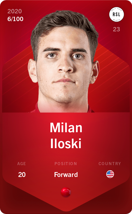 Sorare - Sorare Official - Milan Iloski 2020-21 • Rare 6/100 - NFT # 11682901981129886499258125488637044651659246189212500904347858150662366017397