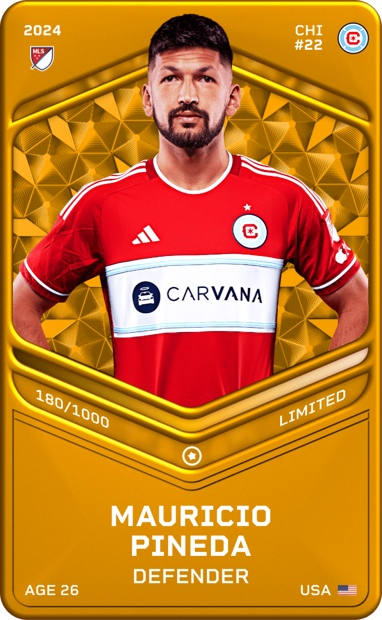 Mauricio Pineda 2024-25 • Limited 180/1000