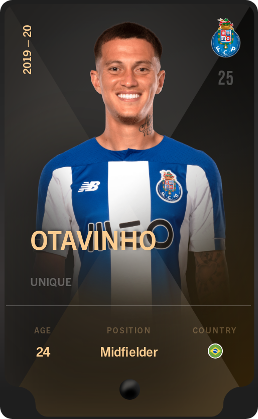 Sorare - Sorare Official - Otavinho 2019-20 • Unique - NFT # 87483898199521334210643293513943457359589234474487749820550771087667783960175