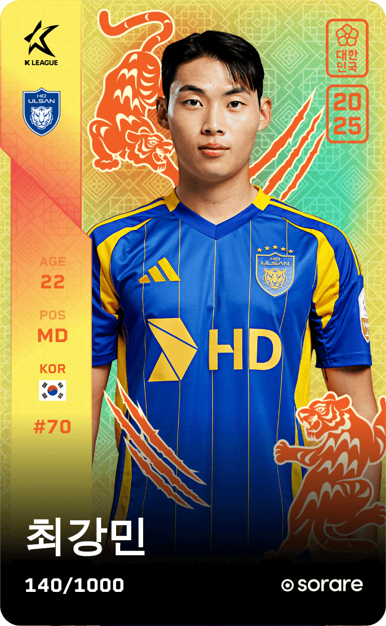 Choi Kang-Min 2025-26 • Limited 140/1000