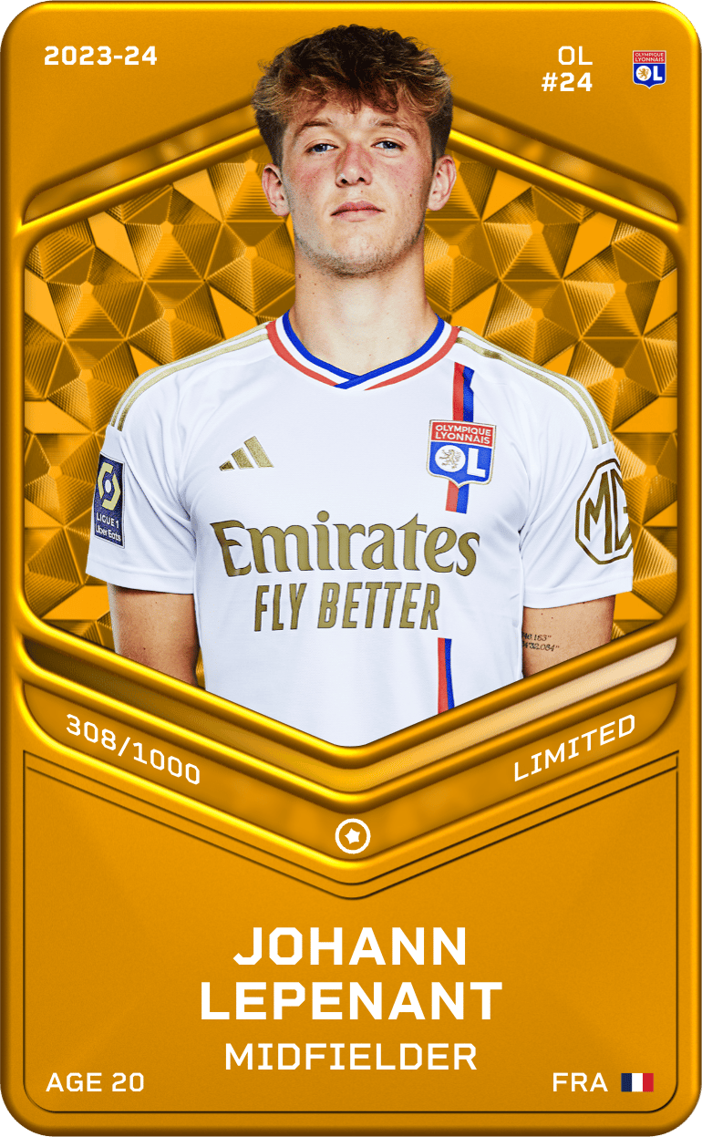 Johann Lepenant 2023-24 • Limited 308/1000