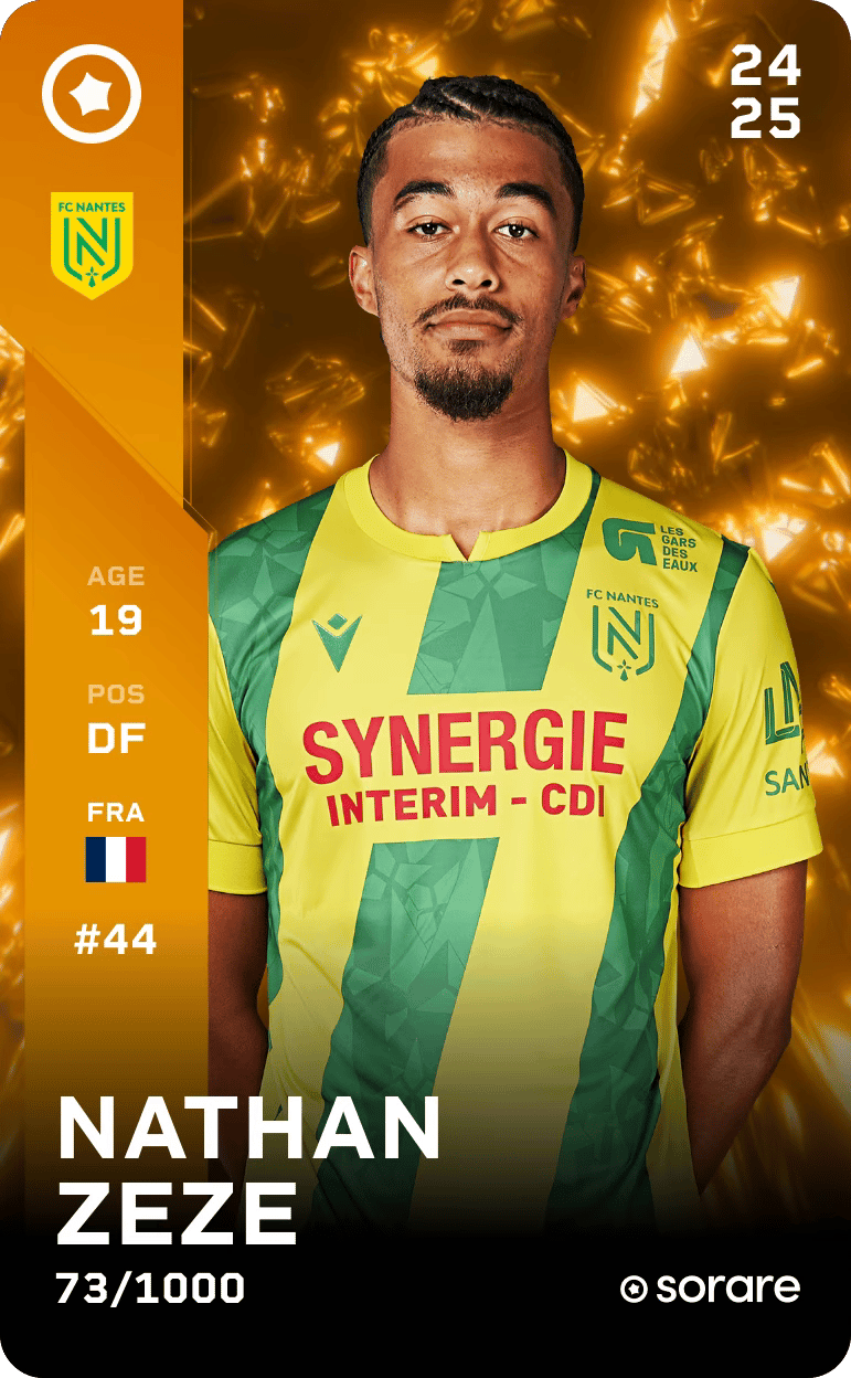 Nathan Zeze 2024-25 • Limited 73/1000