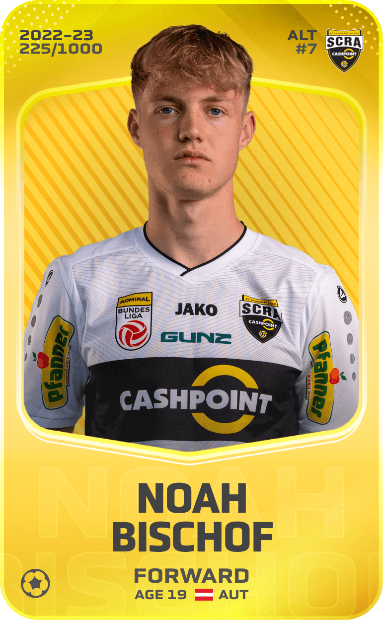 Noah Bischof 2022-23 • Limited 225/1000