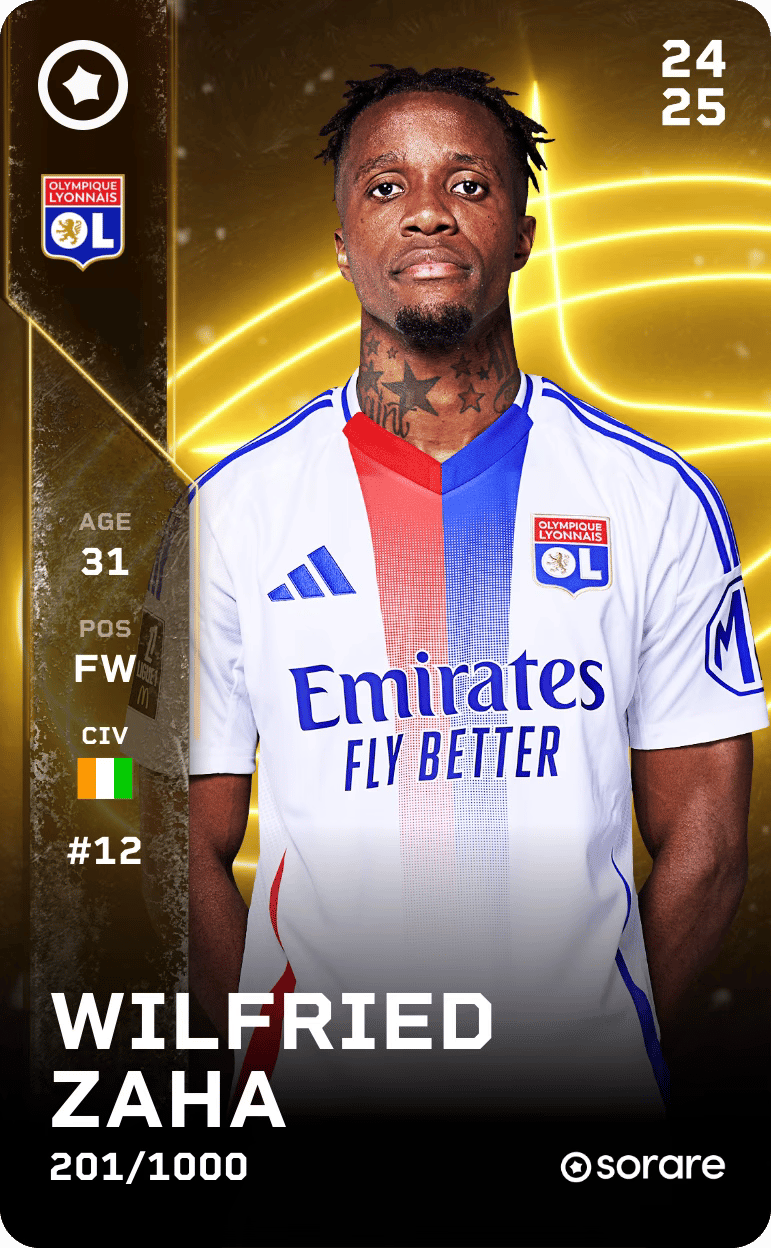 Wilfried Zaha 2024-25 • Limited 201/1000