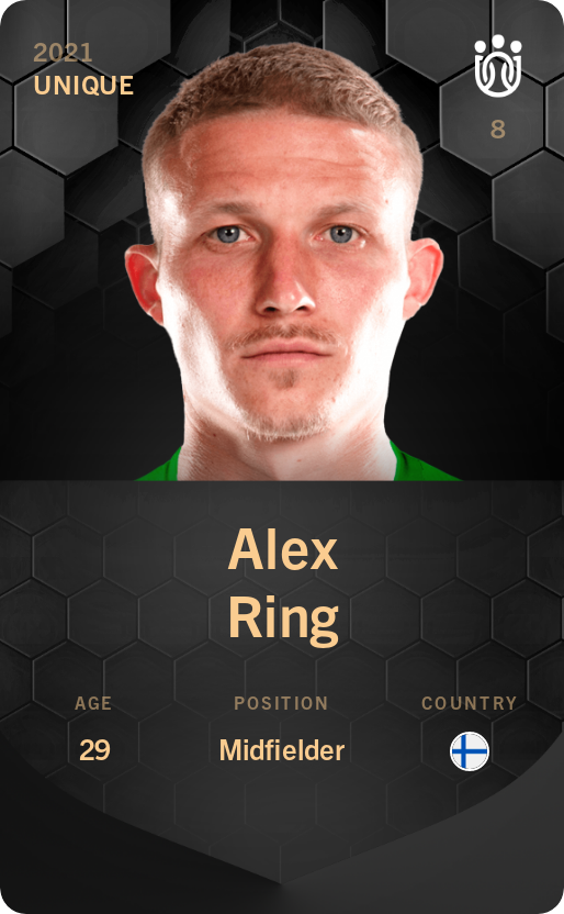 Sorare - Sorare Official - Alex Ring 2021-22 • Unique - NFT # 7654140620837609563421488614606201995850763401346024841370749840913268855992