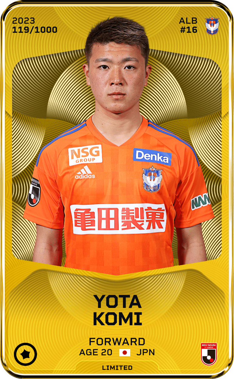 Yota Komi 2023-24 • Limited 119/1000