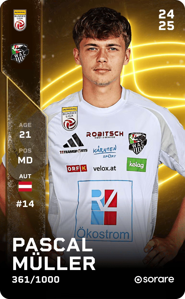 Pascal Müller 2024-25 • Limited 361/1000