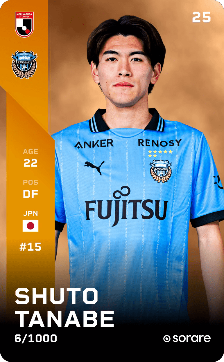 Shuto Tanabe 2025-26 • Limited 6/1000