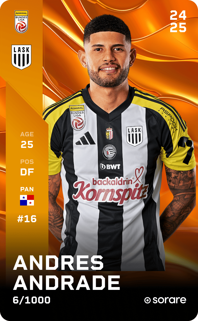 Andres Andrade 2024-25 • Limited 6/1000