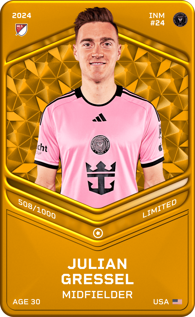 Julian Gressel 2024-25 • Limited 508/1000