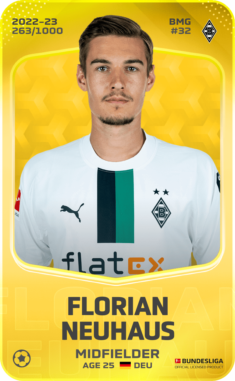Florian Neuhaus 2022-23 • Limited 263/1000