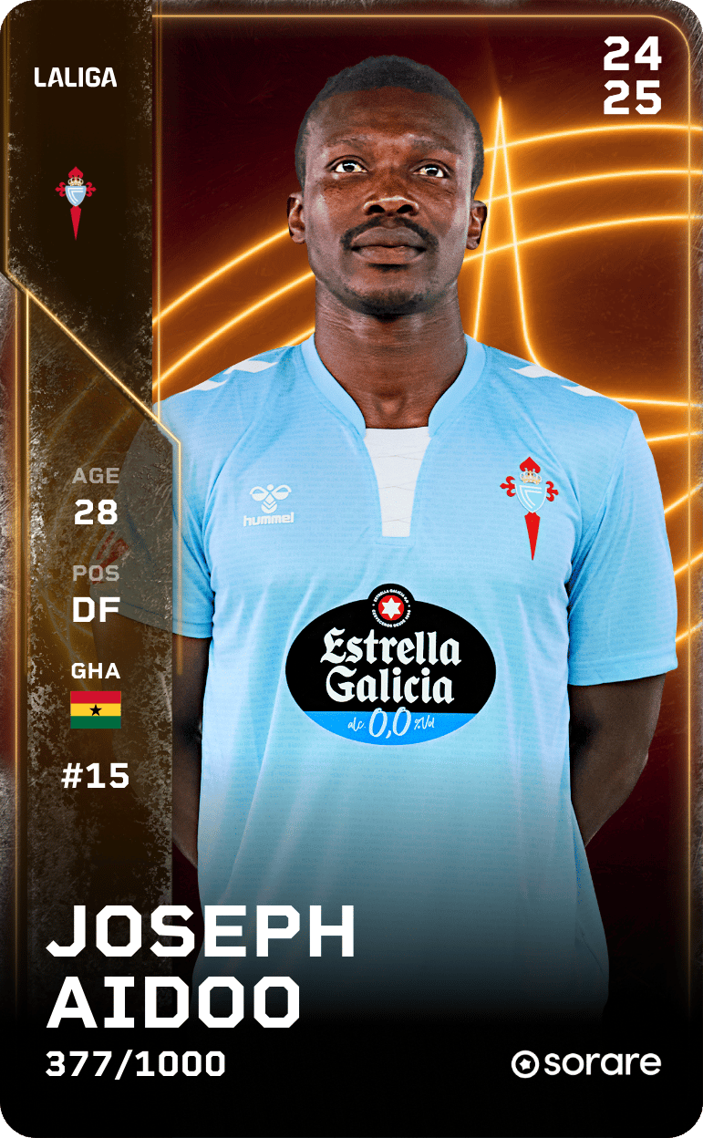 Joseph Aidoo 2024-25 • Limited 377/1000