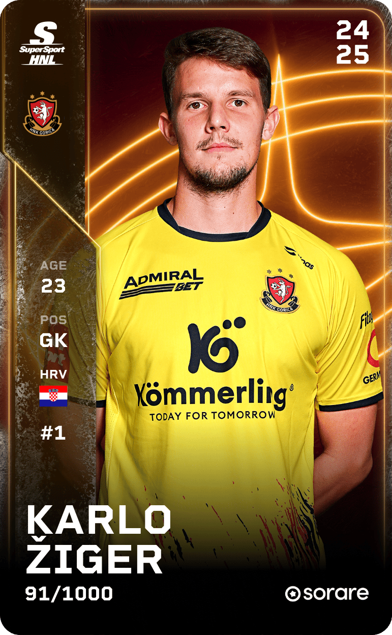 Karlo Žiger 2024-25 • Limited 91/1000