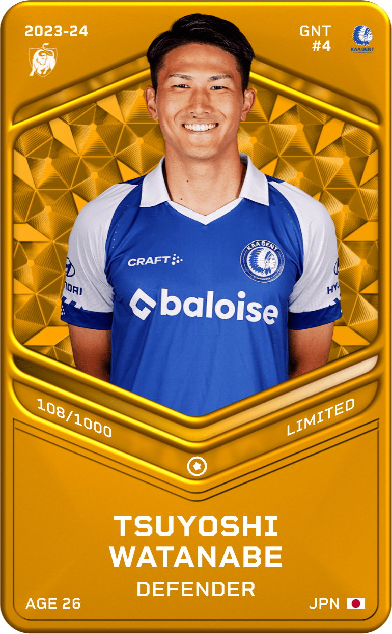Tsuyoshi Watanabe 2023-24 • Limited 108/1000