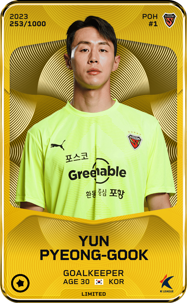 Yun Pyeong-Gook 2023-24 • Limited 253/1000
