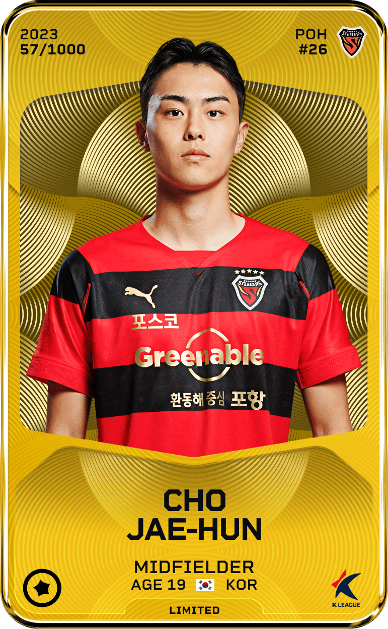 Cho Jae-Hun 2023-24 • Limited 57/1000
