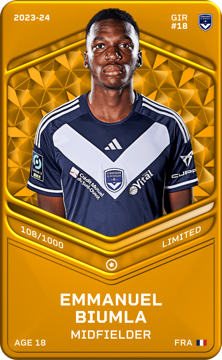 Emmanuel Biumla 2023-24 • Limited 108/1000