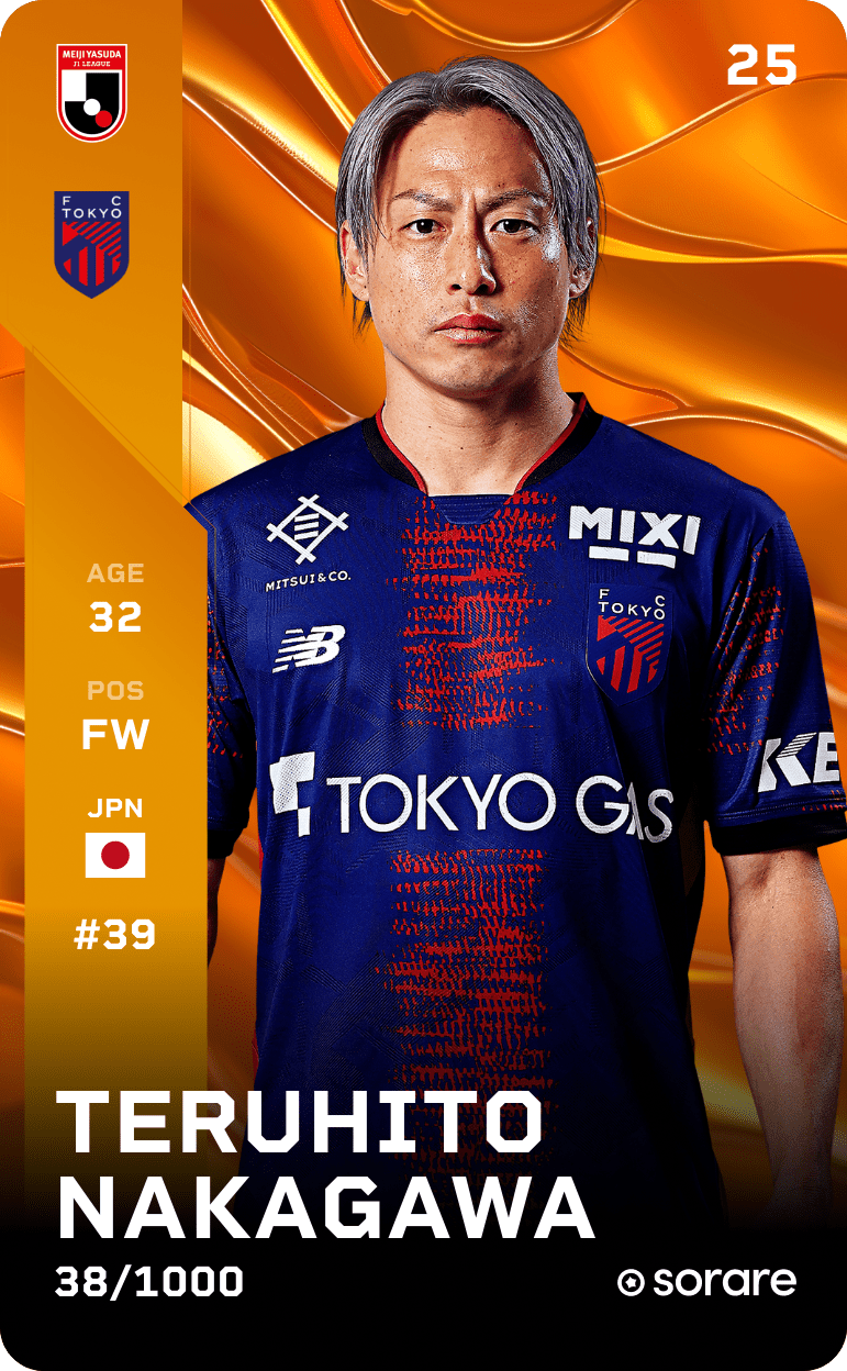 Teruhito Nakagawa 2025-26 • Limited 38/1000