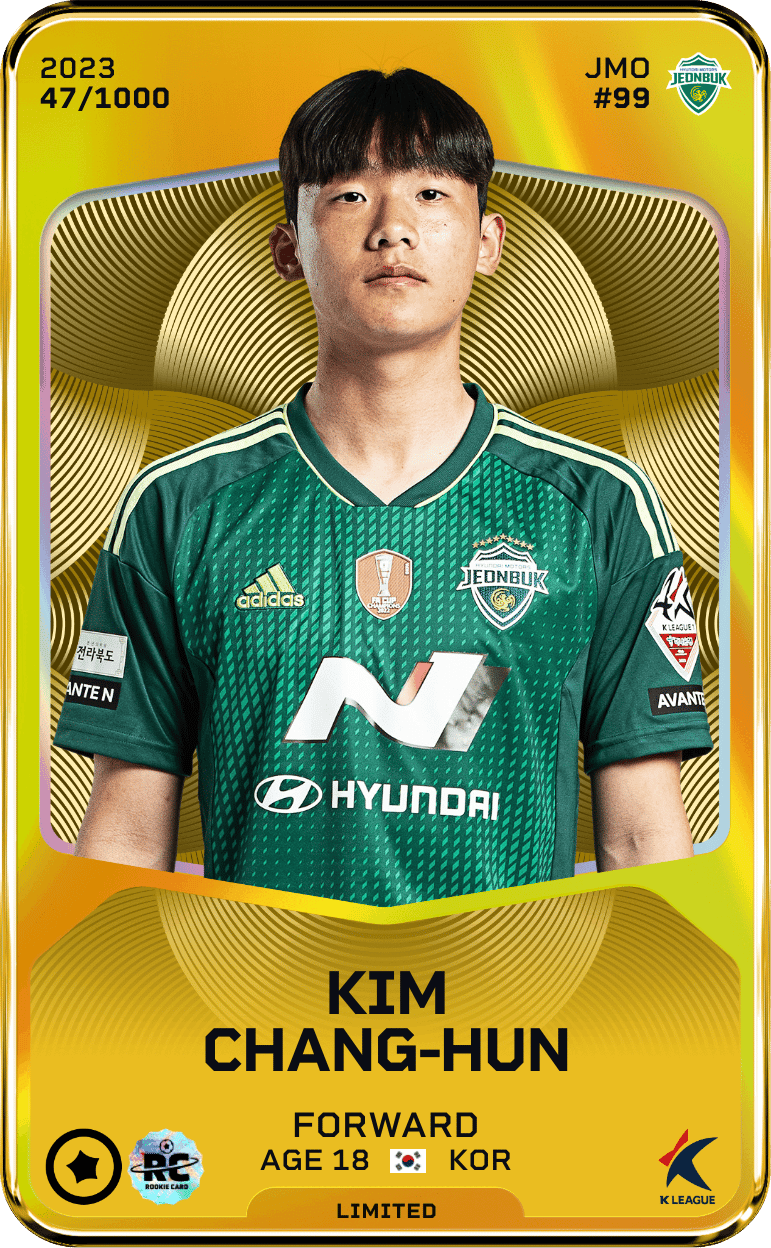 Kim Chang-Hun 2023-24 • Limited 47/1000