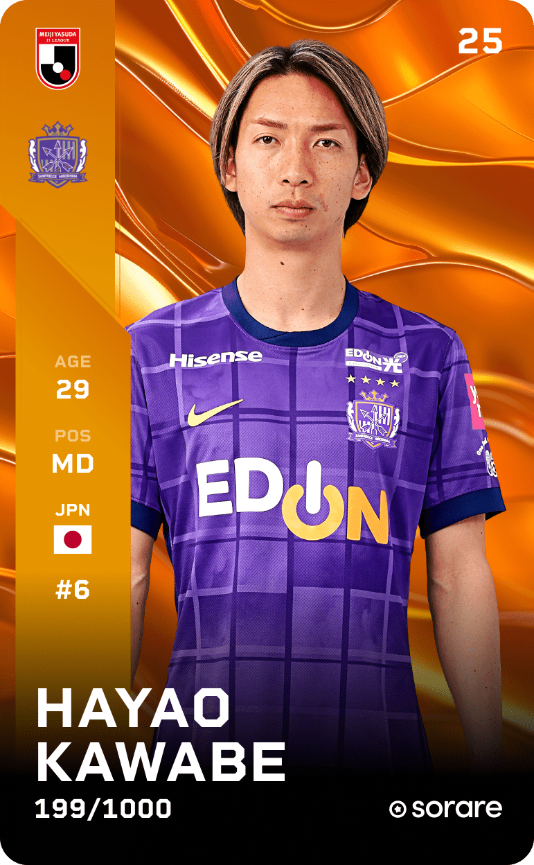 Hayao Kawabe 2025-26 • Limited 199/1000
