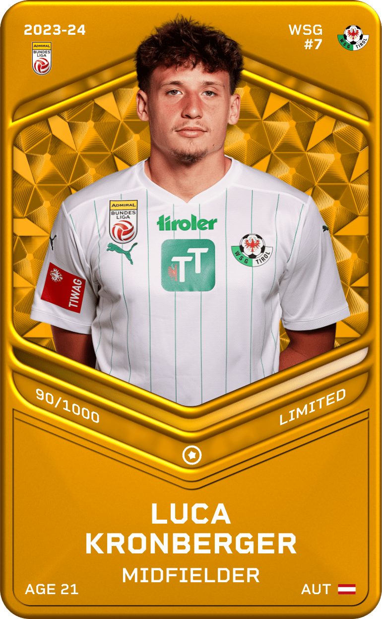 Luca Kronberger 2023-24 • Limited 90/1000