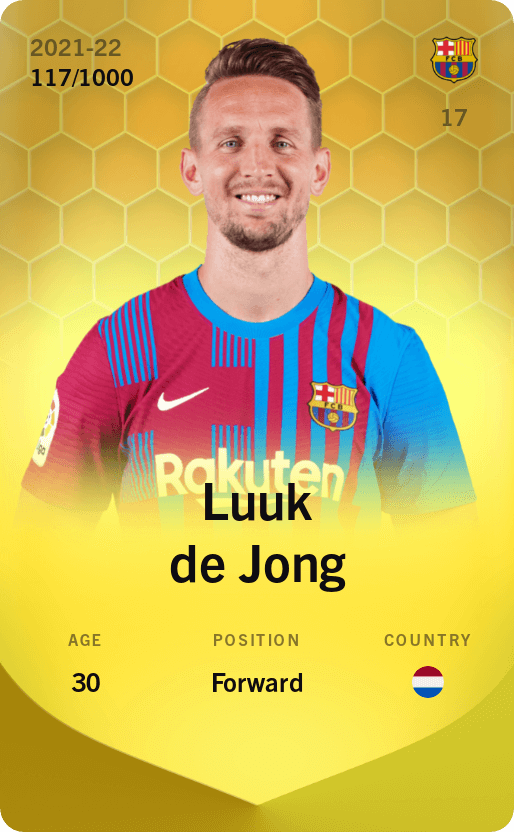Luuk de Jong 2021-22 • Limited 117/1000