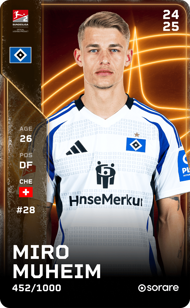 Miro Muheim 2024-25 • Limited 452/1000