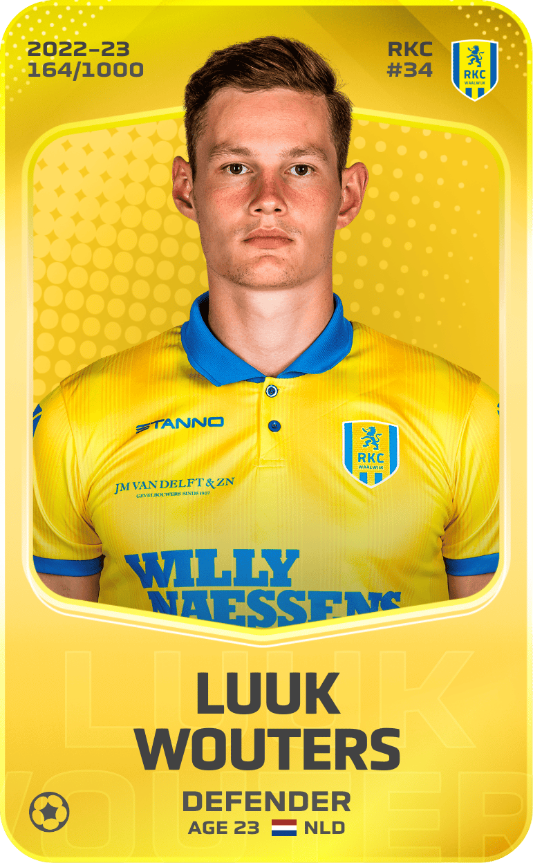 Luuk Wouters 2022-23 • Limited 164/1000