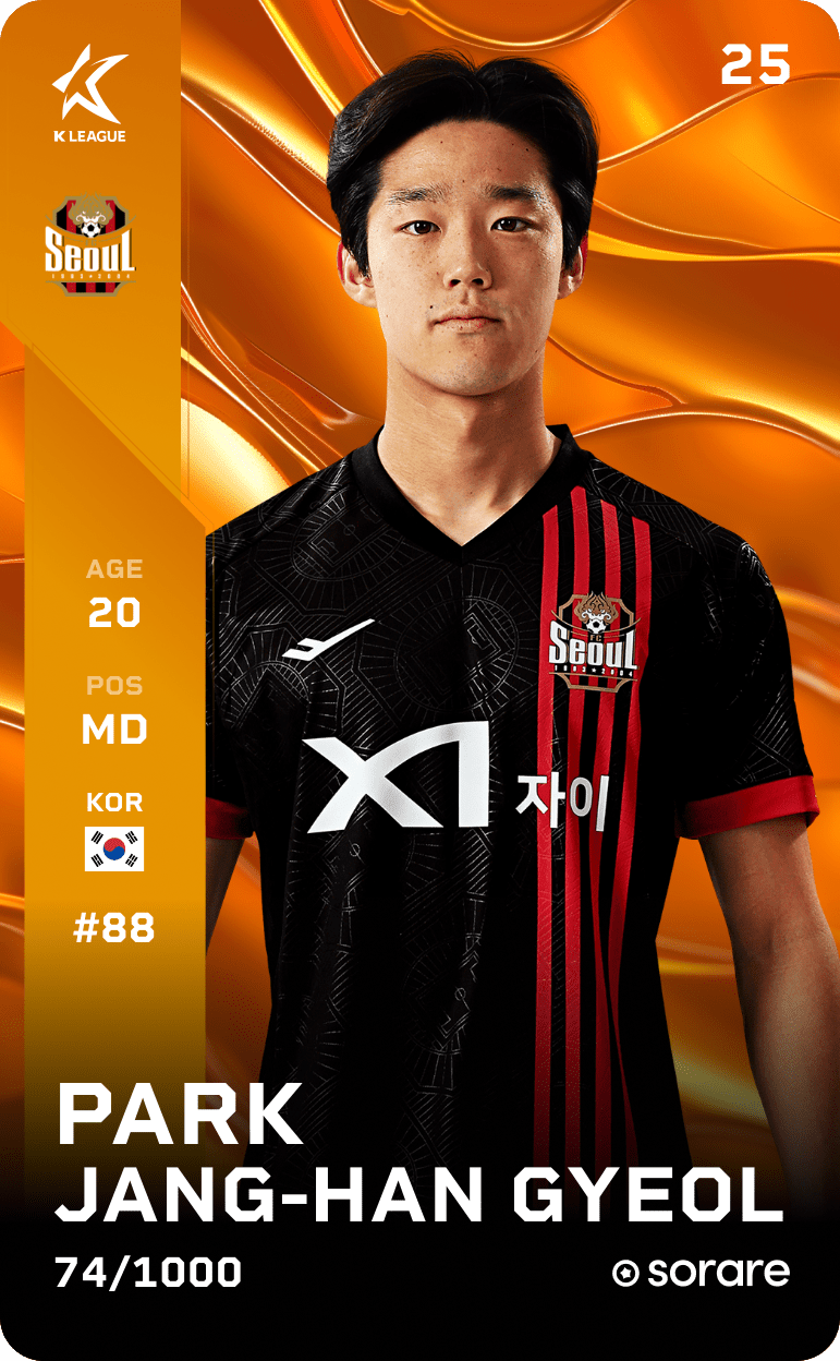 Park Jang Han-Gyeol 2025-26 • Limited 74/1000
