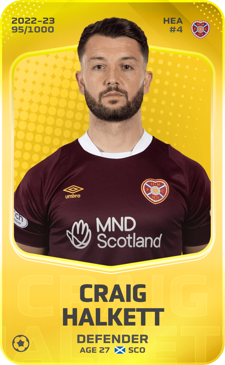 Craig Halkett 2022-23 • Limited 95/1000