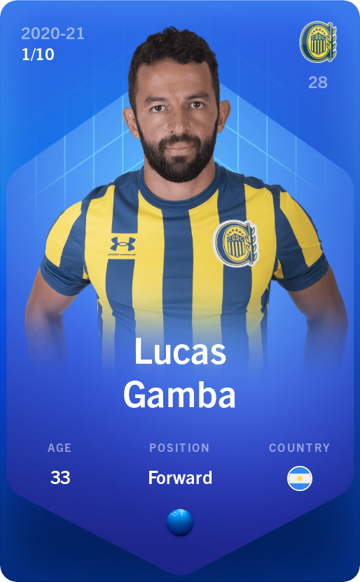 Sorare - Sorare Official - Lucas Gamba 2020-21 • Super Rare 1/10 - NFT # 51405822106355917383982632944715544854590866481286015021076309979470966480122