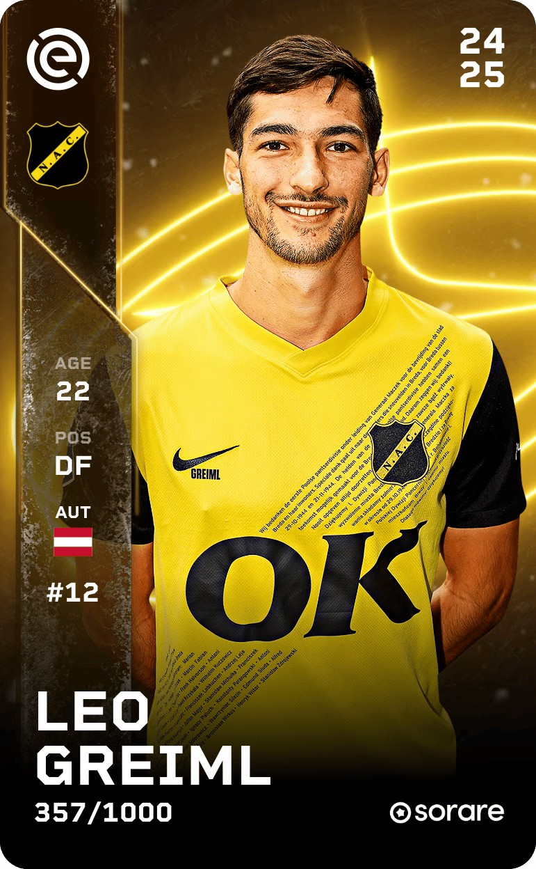 Leo Greiml 2024-25 • Limited 357/1000
