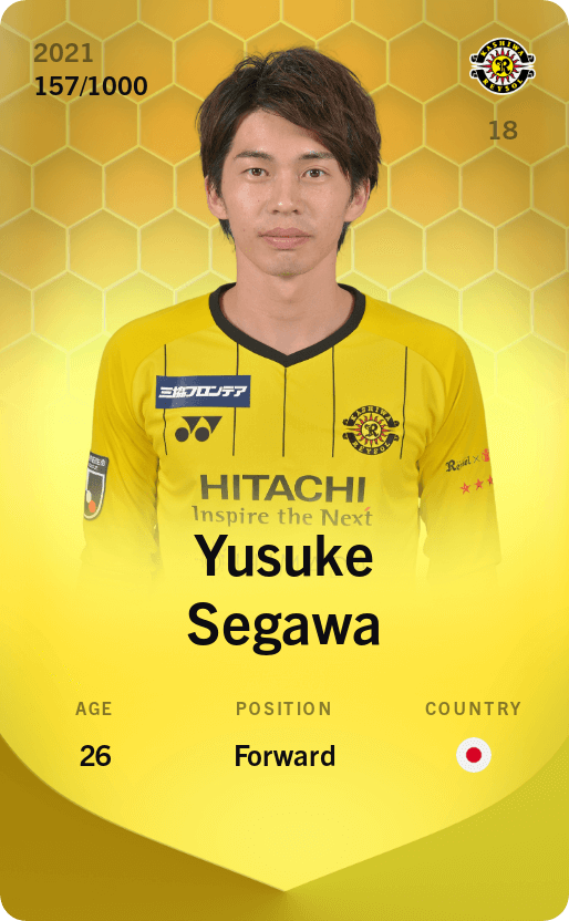 Yusuke Segawa 2021-22 • Limited 157/1000