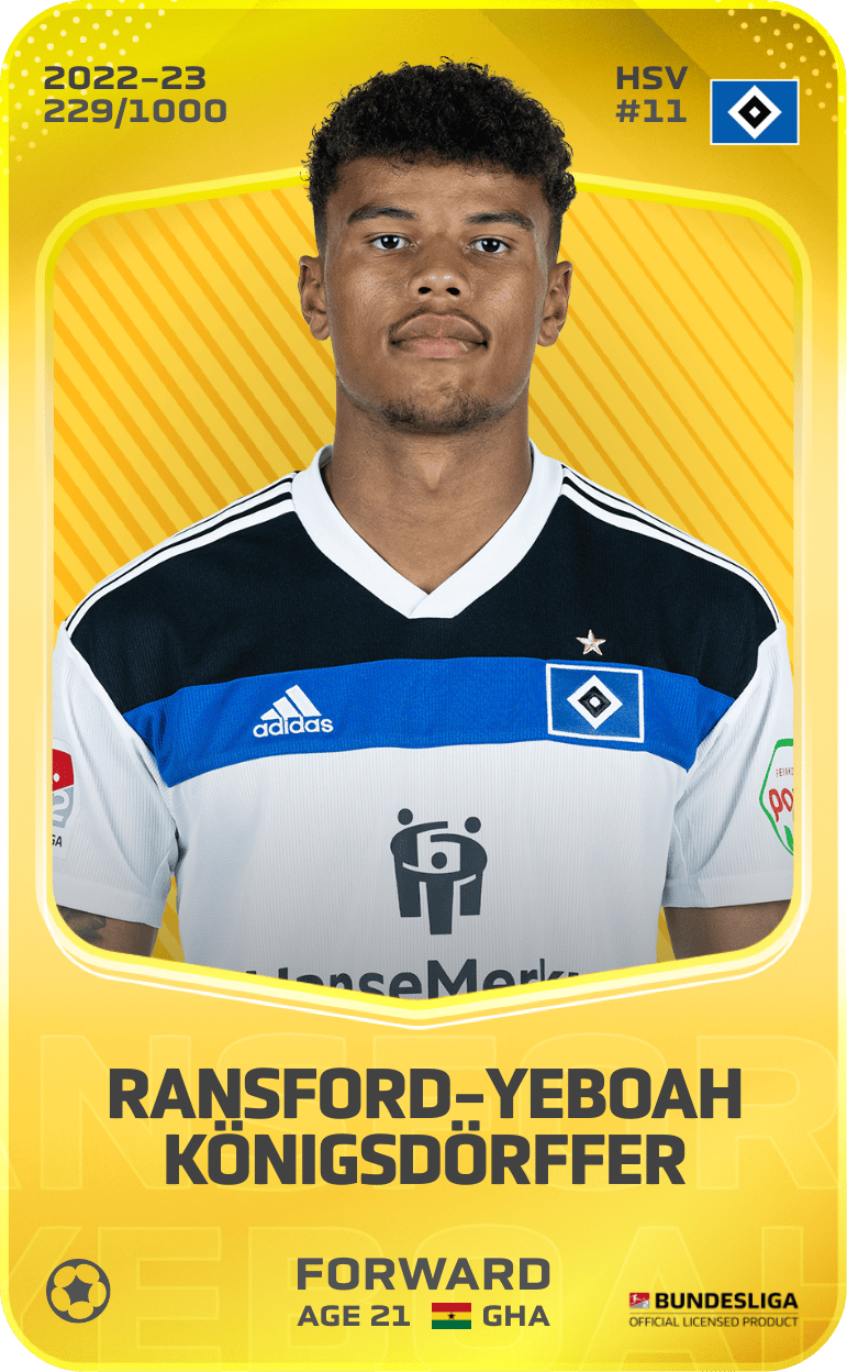 Ransford-Yeboah Königsdörffer 2022-23 • Limited 229/1000