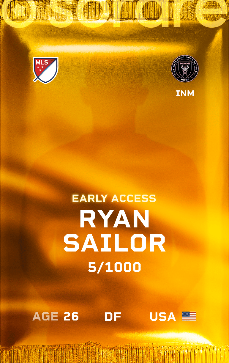 Ryan Sailor 2025-26 • Limited 5/1000