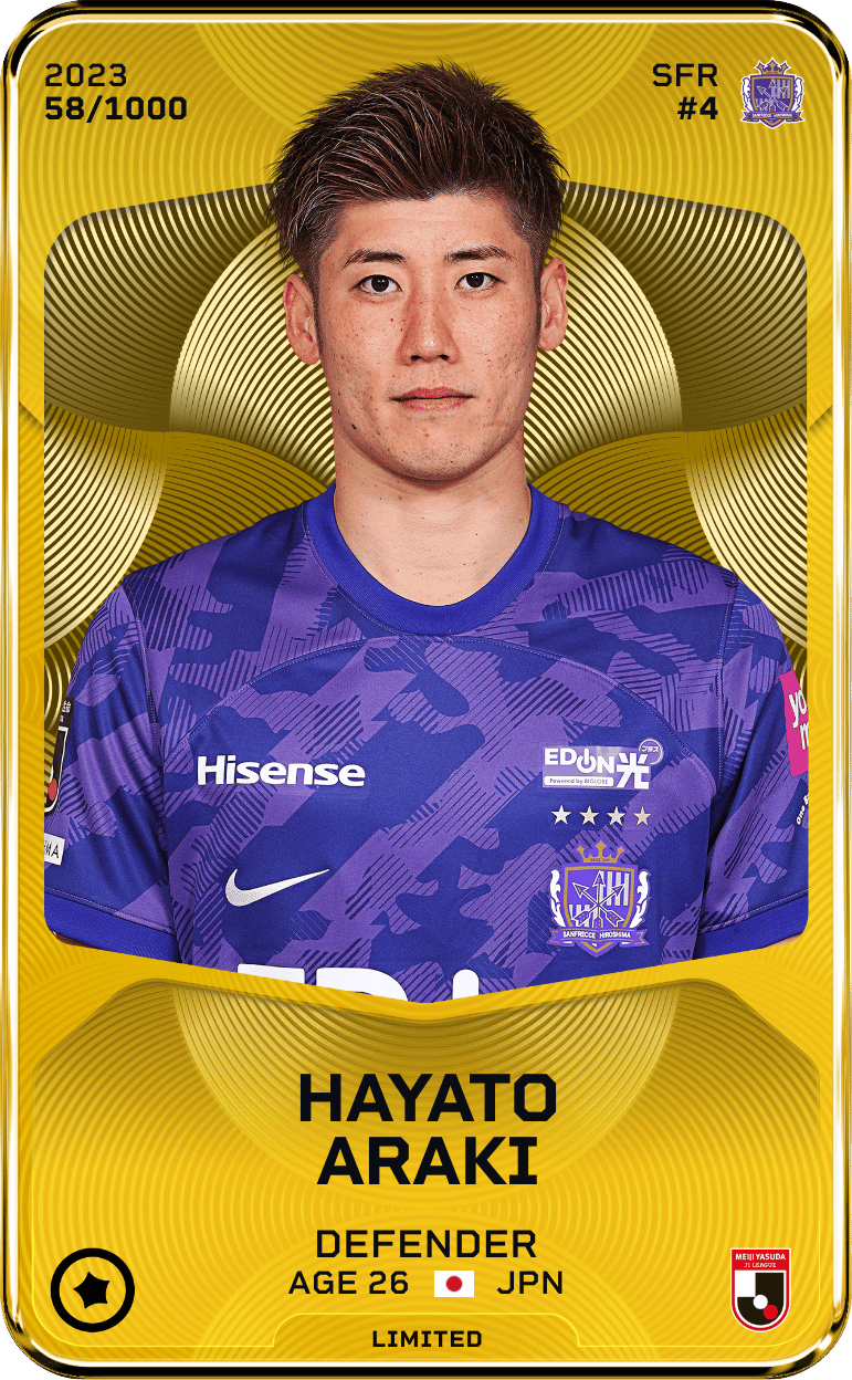 Hayato Araki 2023-24 • Limited 58/1000