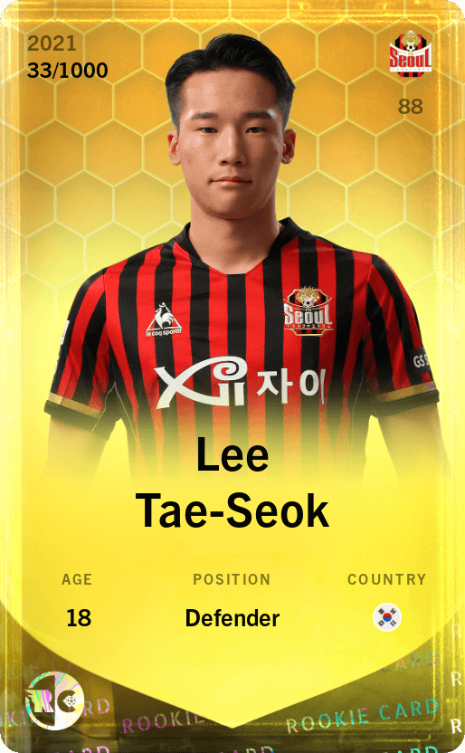 Lee Tae-Seok 2021-22 • Limited 33/1000