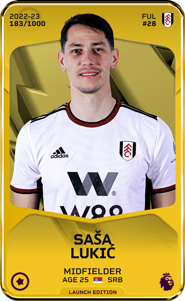 Saša Lukić 2022-23 • Limited 183/1000