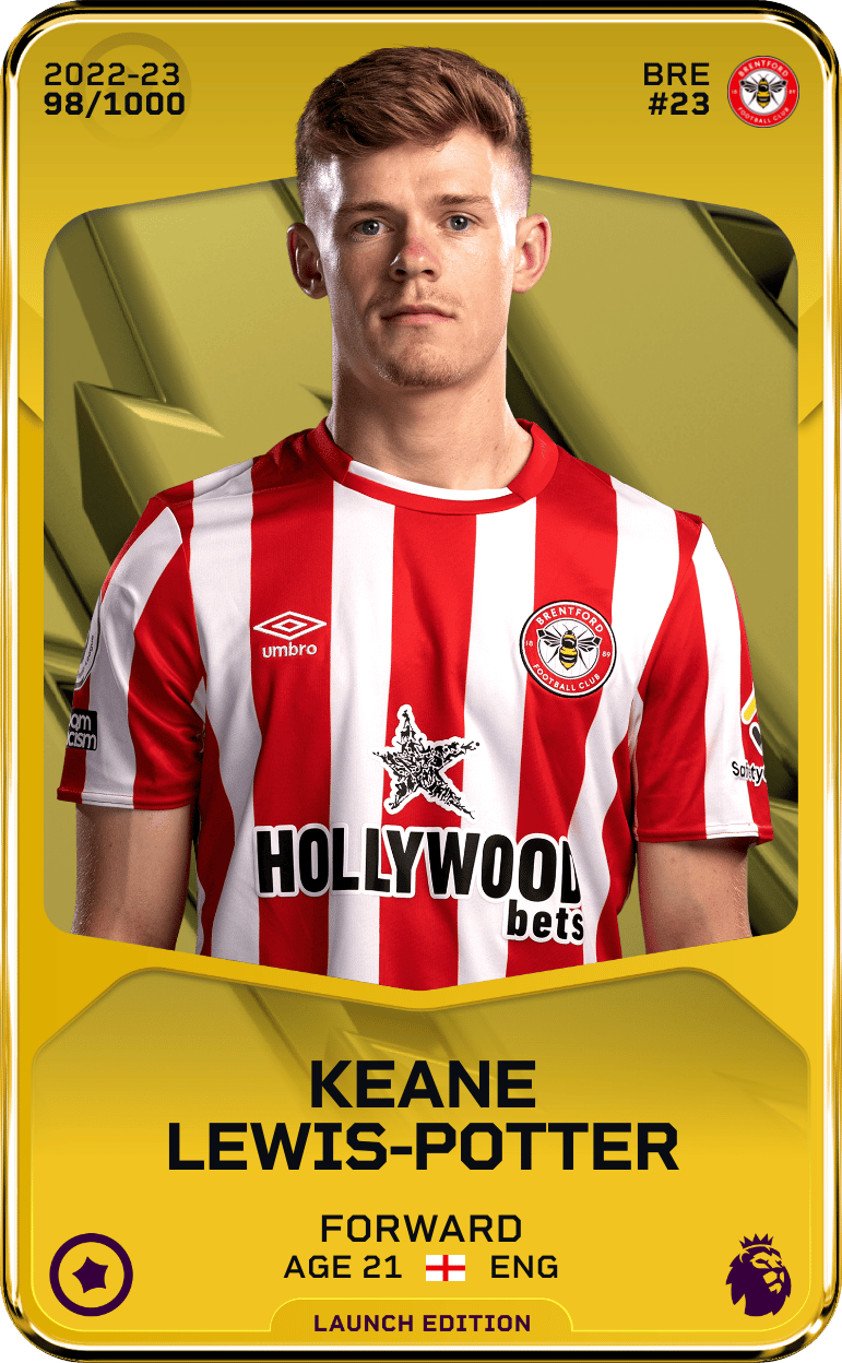 Keane Lewis-Potter 2022-23 • Limited 98/1000