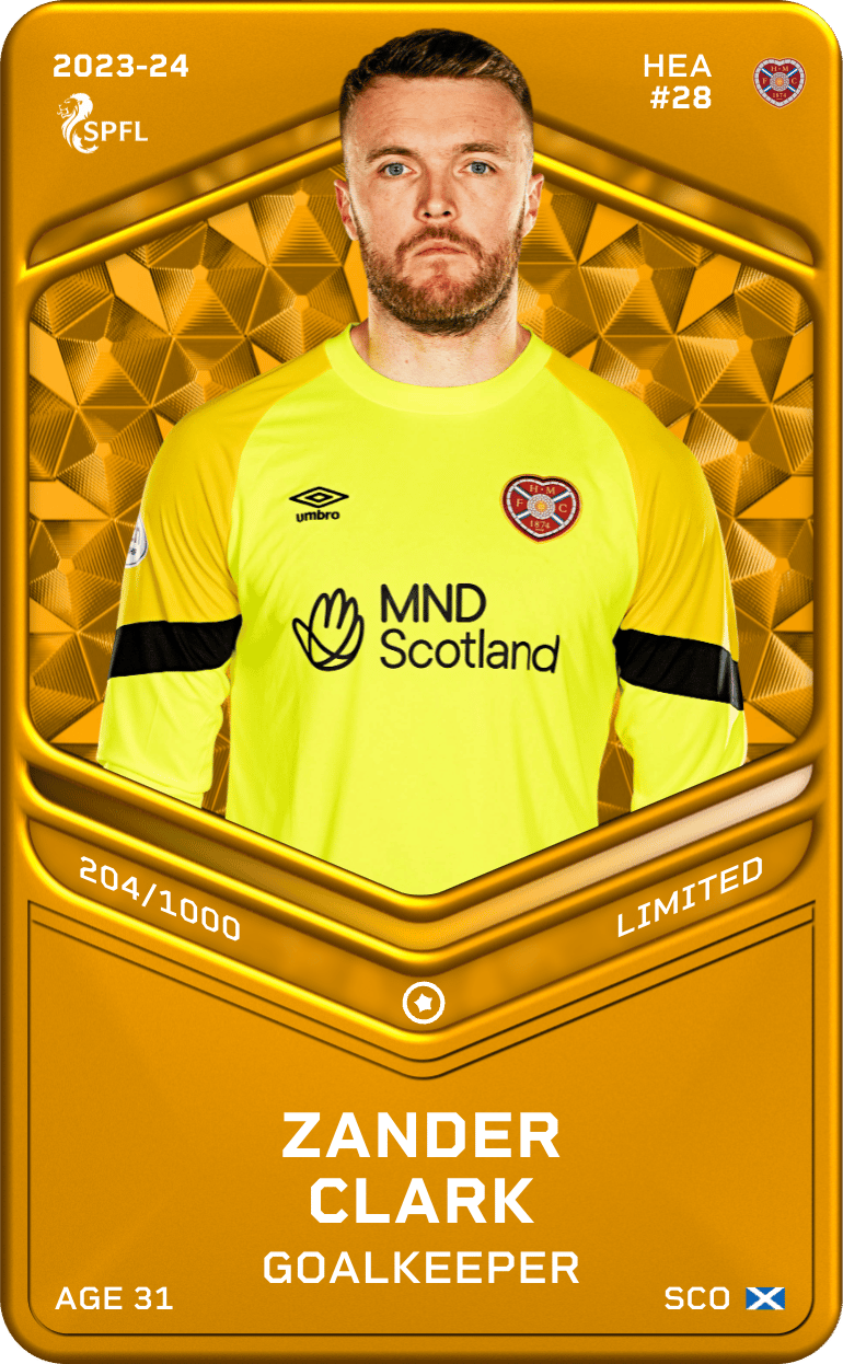 Zander Clark 2023-24 • Limited 204/1000