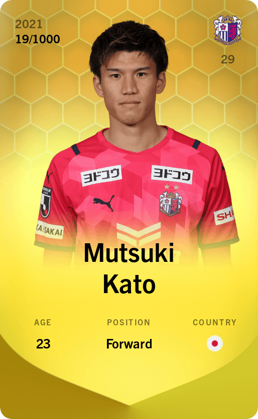 Mutsuki Kato 2021-22 • Limited 19/1000